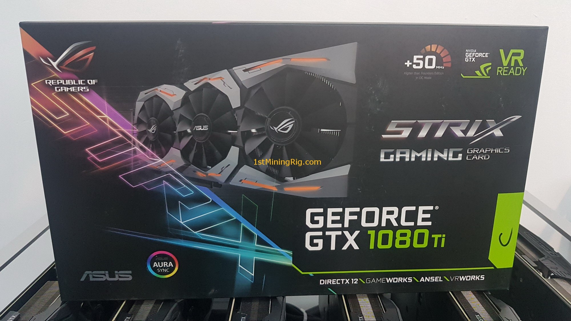Asus Strix GeForce GTX 1080 Ti. Распаковка